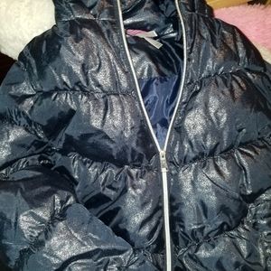 Girls size large glitter coat